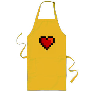 Love Heart Long Apron