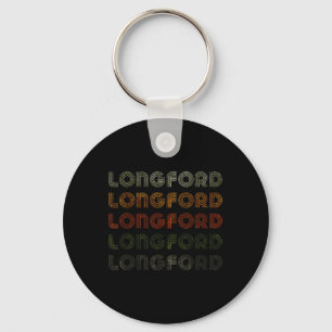 Love Heart Longford Tee Grunge Vintage Style Black Key Ring