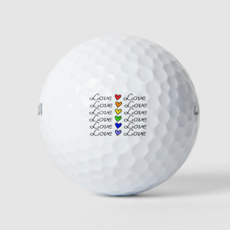 Love Heart Love Golf Balls