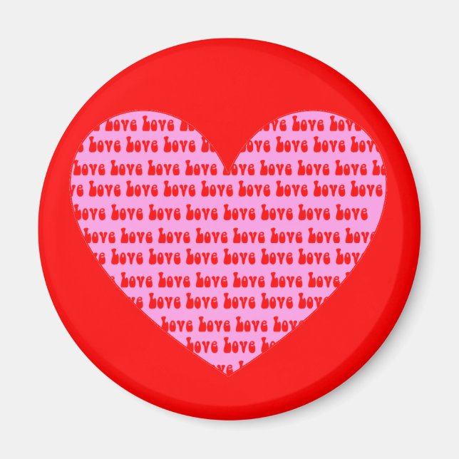 Love Heart Magnet (Front)