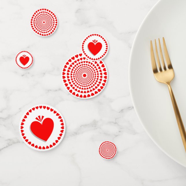 Love Heart Mandala Confetti (Group)