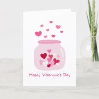 Love Heart Mason Jar Valentine's Day