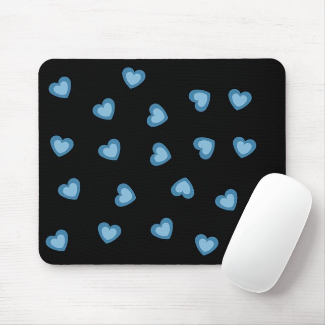 LOVE HEART MOUSE MAT (With Mouse)