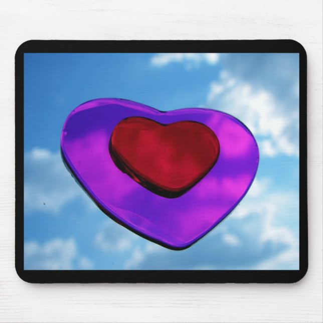 Love Heart Mouse Mat (Front)