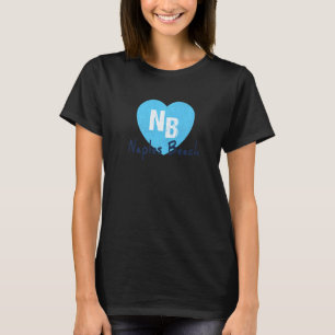 Love Heart Nb Naples Beach Fl Love Naples Florida  T-Shirt