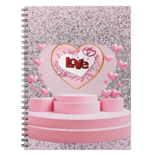 Love heart  notebook