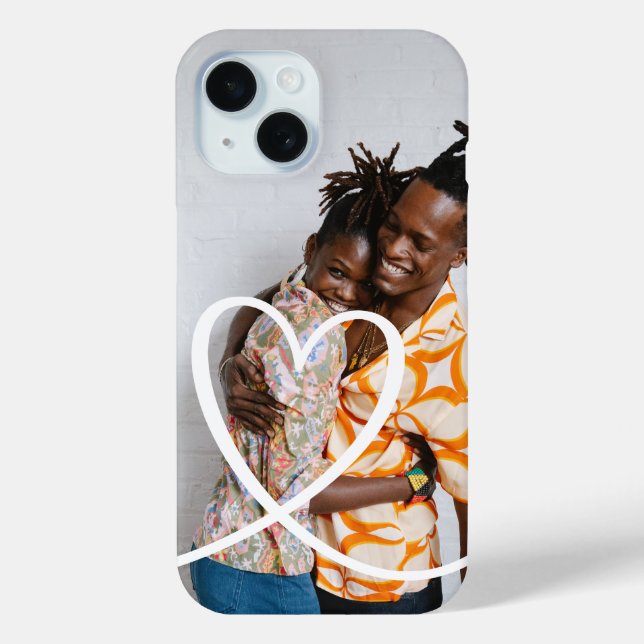 Love heart personalised photo custom made Case-Mate iPhone case (Back)
