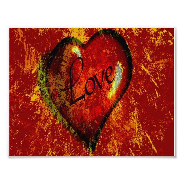 Love Heart Photo Print (Front)