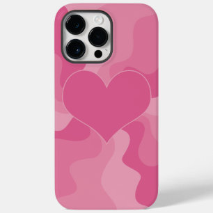 Love Heart - Pink Case-Mate iPhone 14 Pro Max Case