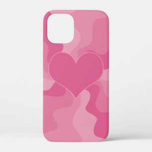 Love Heart - Pink iPhone 12 Mini Case