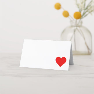 Love - Heart Place Card