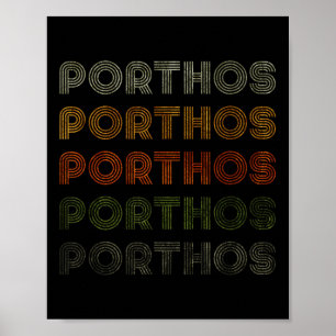 Love Heart Porthos Tee Grunge Vintage Style Black Poster