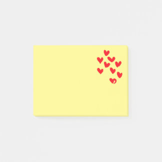 Love Heart Post It Notes
