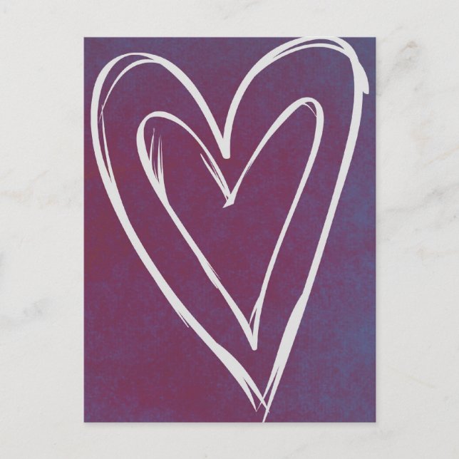 Love Heart Postcard (Front)