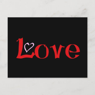 Love Heart Postcard