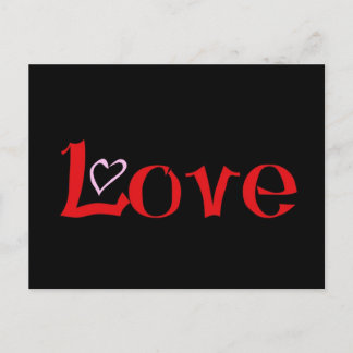 Love Heart Postcard