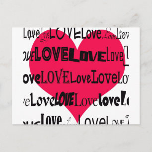 Love Heart Postcard