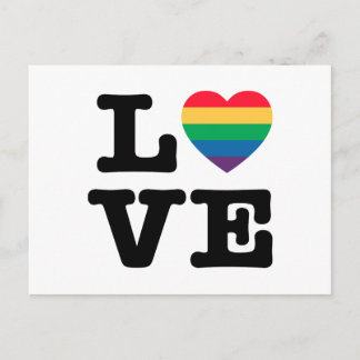 Love Heart Pride Postcard