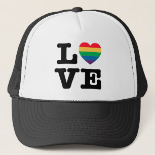 Love Heart Pride Trucker Hat