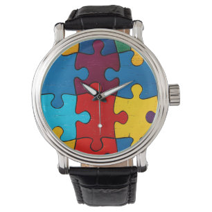 Love Heart Puzzle Acceptance Autism Awareness Watch