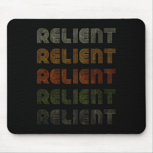 Love Heart Relient Tee Grunge Vintage Style Black Mouse Mat