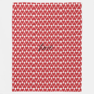 Love Heart Romantic Kiss Love Destiny Destiny's Fleece Blanket