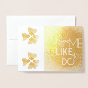 Love Heart Romantic Kiss Love Destiny Destiny's Foil Card
