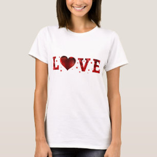 Love Heart Romantic Women T-Shirt