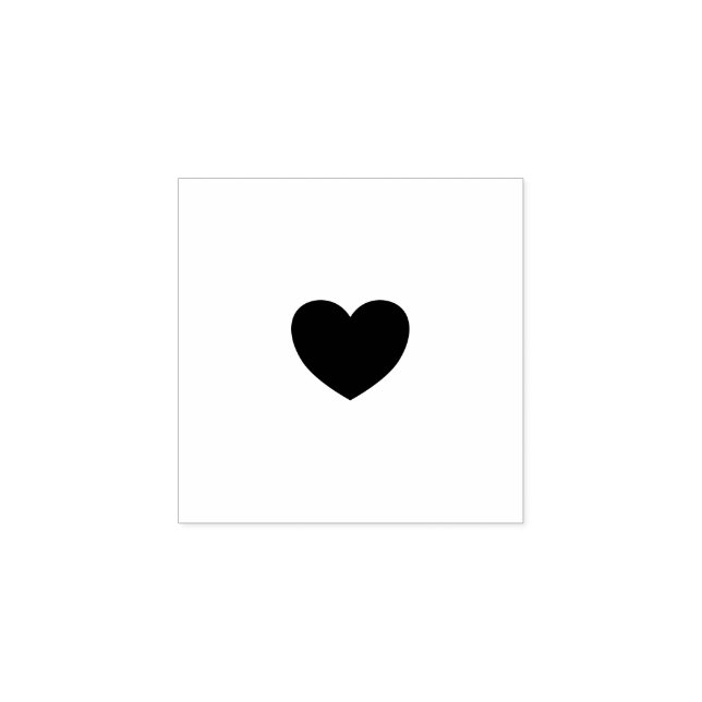 Love Heart Salon Coffee Loyalty Stamp (Imprint)