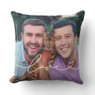 Love Heart Script Photo Couple White