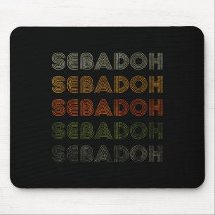 Love Heart Sebadoh Tee Grunge Vintage Style Black  Mouse Mat