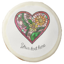 Love heart stained glass