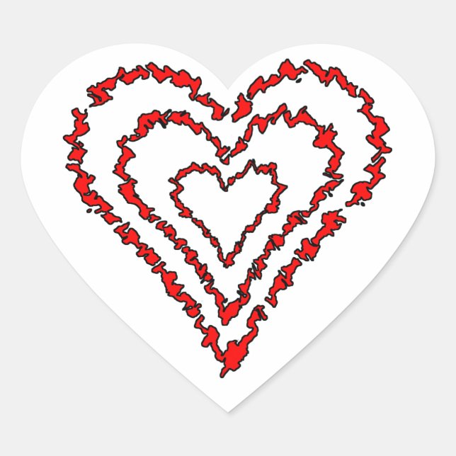 Love Heart Sticker (Front)