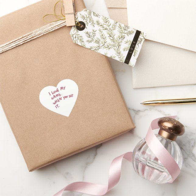 LOVE HEART STICKER (Gifting)