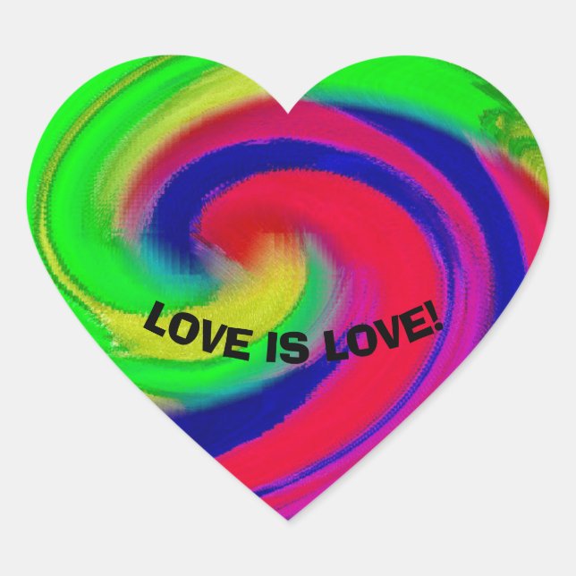 Love Heart Sticker (Front)