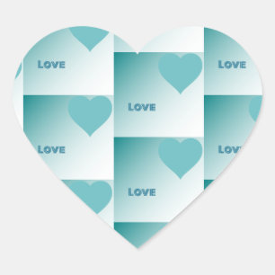 Love. Heart Sticker