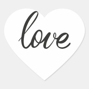 Love heart sticker