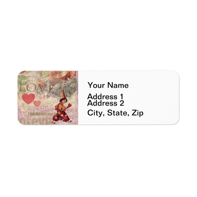 Love Heart Sweetheart Valentine Cherub (Front)