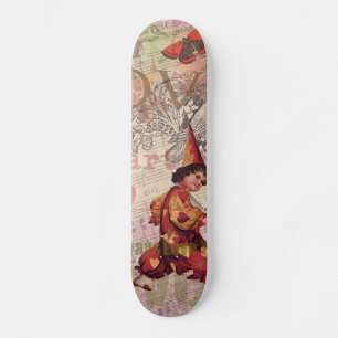 Love Heart Sweetheart Valentine Cherub Skateboard