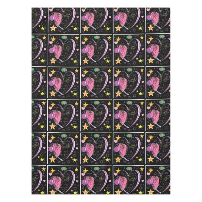 Love Heart Tablecloth (Front)