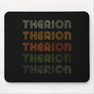 Love Heart Therion Tee Grunge Vintage Style Black  Mouse Mat