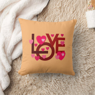 LOVE HEART THROW PILLOW AS A GIFT ANYONE OR WIFE