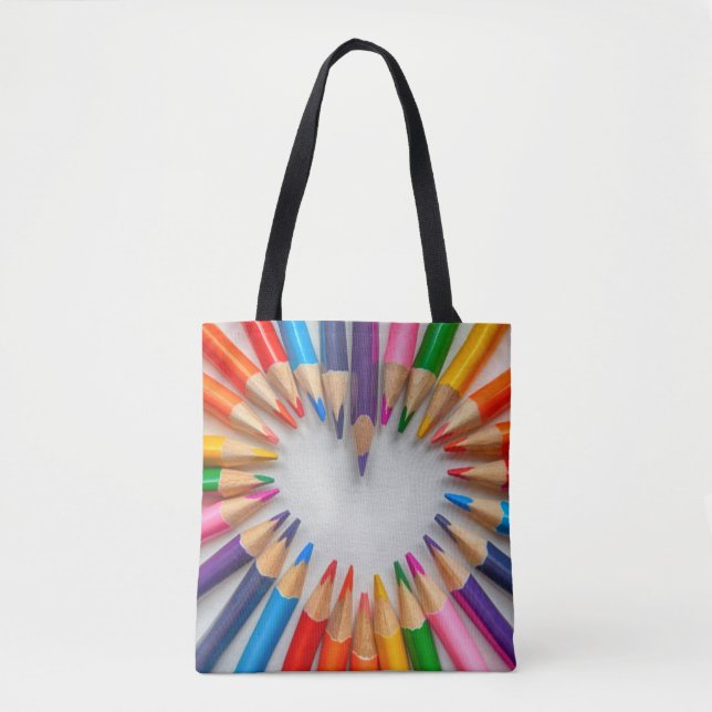 Love Heart Tote Bag (Front)