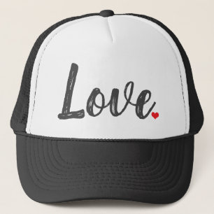 LOVE HEART TRUCKER HAT