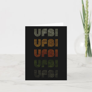 Love Heart Ufbi Tee Grunge Vintage Style Black Ufb Card