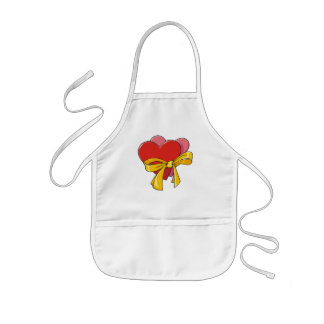 Love Heart Valentines Day Kids Apron