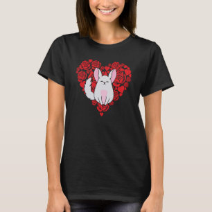 Love Heart Valentine's Day Roses Chinchilla Boys K T-Shirt