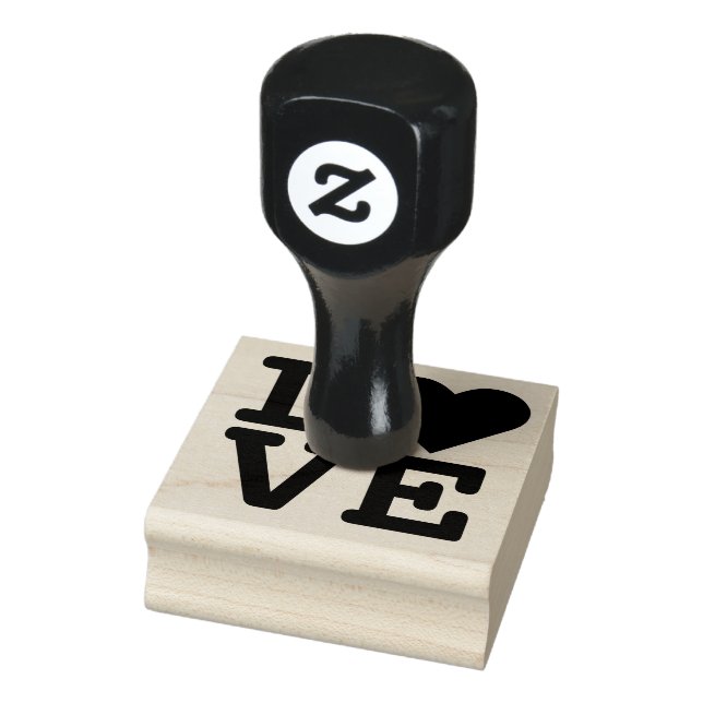 Love Heart Wedding Valentines Day DIY Art Craft Rubber Stamp (Stamp)