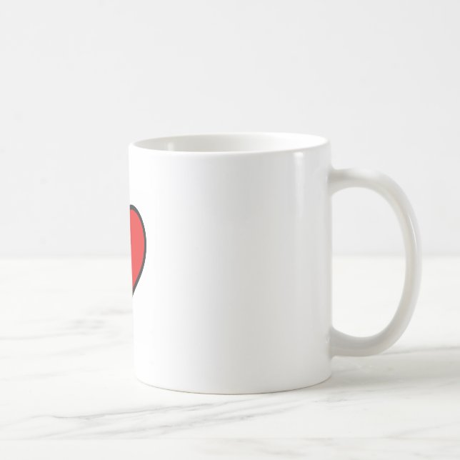 ~Love~ (HEART) WHAT DO U LOVE?? CUSTOMIZE IT! Coffee Mug (Right)