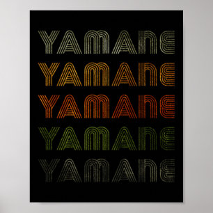 Love Heart Yamane Tee Grunge Vintage Style Black Poster